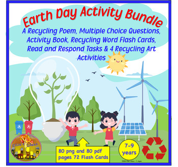 Preview of EARTH DAY ACTIVITY BOOK & RECYCLING BUNDLE