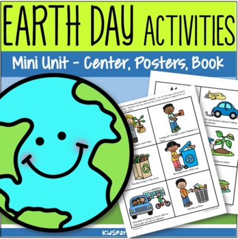 Preview of EARTH DAY Activities Mini Unit - Center Posters Make a Booklet