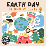 EARTH DAY Clipart for Craft, Bulletin Board, Decoration an