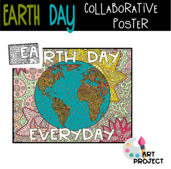 Preview of EARTH DAY - Collaborative poster art project