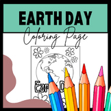 EARTH DAY Coloring Activity