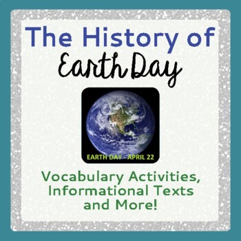 Preview of EARTH DAY History Informational Texts Activities Grades 8-11 PRINT and EASEL