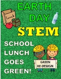 EARTH DAY- MAKE SCHOOL LUNCH GREEN Re-Design STEM Project!
