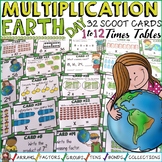 Earth Day Math Activities Multipication Task Cards Scoot