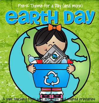 Preview of EARTH DAY Math, Science & Literacy Centers and Activities for Preschool & Pre-K