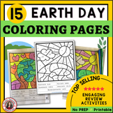 EARTH DAY Music Coloring Pages - Elementary Music Notes & Rests
