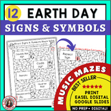 EARTH DAY Music Games for Music Signs and Symbols  - Music