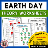 EARTH DAY Music Activities - 24 Theory Worksheets