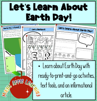 Preview of Learn About Earth Day Mini-Study