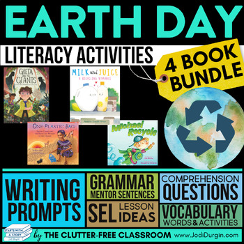 Preview of EARTH DAY READ ALOUD ACTIVITIES RECYCLING picture book companions