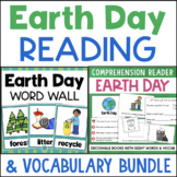 EARTH DAY Reading Bundle Word Wall, Decodable Reader, Read
