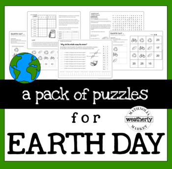 Preview of EARTH DAY - a pack of puzzles
