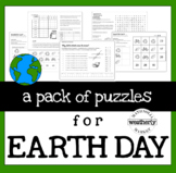 EARTH DAY - a pack of puzzles