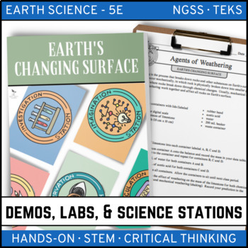 Preview of Earth's Changing Surface - Demo, Labs, and Science Station