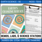 Earth's Changing Surface - Demo, Labs, and Science Station
