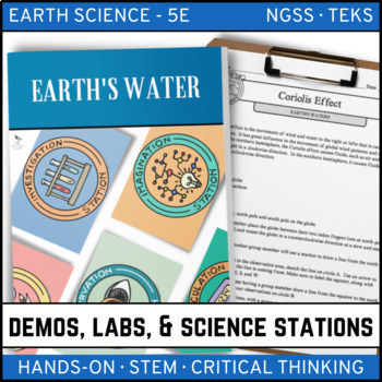 Preview of Earth's Waters - Demo, Labs and Science Stations