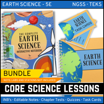 Preview of CORE EARTH SCIENCE LESSONS (No Labs or Stations)