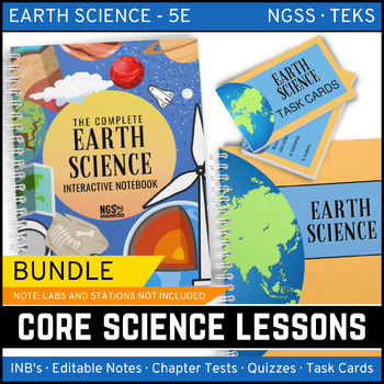 Preview of CORE EARTH SCIENCE LESSONS (No Labs or Stations)