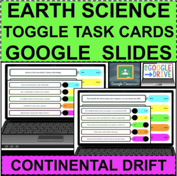 Preview of EARTH SCIENCE Continental Drift TOGGLE TASKS GOOGLE SLIDES DISTANCE LEARNING