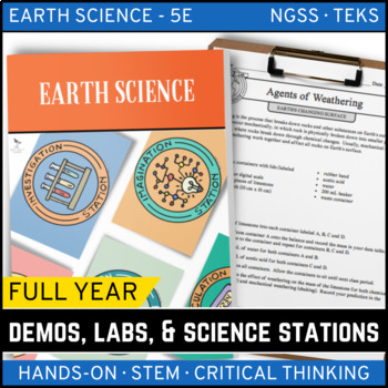 Preview of EARTH SCIENCE Demos, Labs, and Science Stations BUNDLE