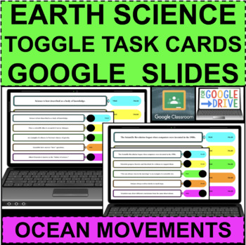 Preview of EARTH SCIENCE Ocean Movements TOGGLE TASKS GOOGLE SLIDES DISTANCE LEARNING