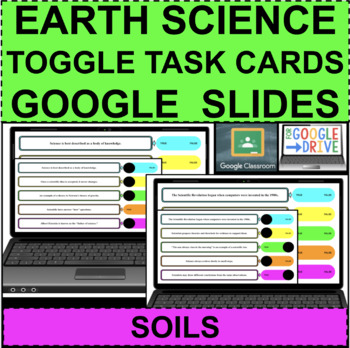 Preview of EARTH SCIENCE Soils TOGGLE TASKS GOOGLE SLIDES DISTANCE LEARNING