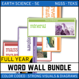 EARTH SCIENCE Word Wall - 340+ vocab terms