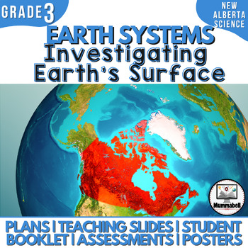 Preview of EARTH SYSTEMS: Earth's Surface - Grade 3 New Alberta Curriculum