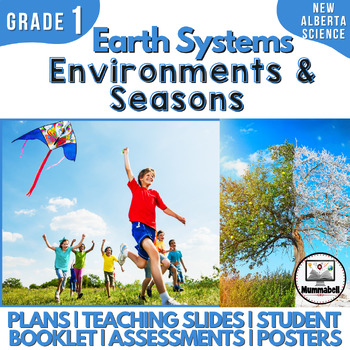 Preview of EARTH SYSTEMS: Environments and Seasons - Grade 1 New Alberta Curriculum