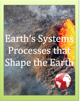Preview of EARTH SYSTEMS-PROCESSES THAT SHAPE THE EARTH Grade 4-Google Version