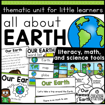 Preview of EARTH DAY SCIENCE ACTIVITIES AND LESSON PLANS FOR KINDERGARTEN
