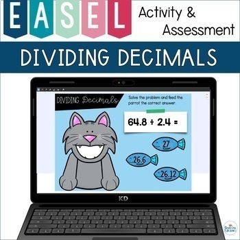 Preview of EASEL - Dividing Decimals