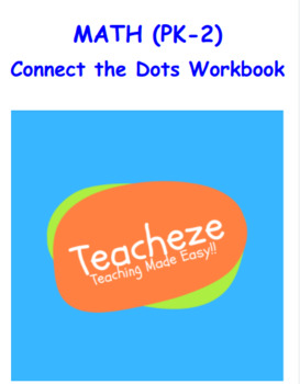 Preview of EASEL READY!! Connect the Dots Activity, Animals Workbook,  PK, K, Grade 1, 2