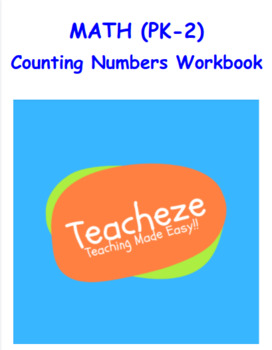 Preview of EASEL READY!! Counting Numbers, Activity Workbook,   PK, K Grade 1, 2