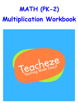 Preview of EASEL READY!! GREAT Basic Multiplication Activity Workbook,   K, Grade 1, 2, 3