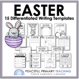 EASTER 15 Writing Templates Differentiated for 1st Grade A