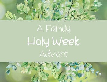 Preview of EASTER 2024 Holy Week Advent | Children's Ministry