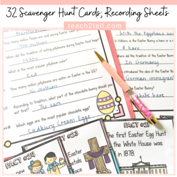 EASTER ACTIVITY: SCAVENGER HUNT IN THE CLASSROOM by Teach To Tell
