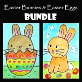 EASTER BUNNY Art Project BUNDLE | 2 EASY Drawing & Paintin