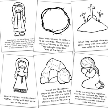 Download EASTER Bible Story Coloring Pages and Posters, Craft ...