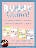 EASTER Candy Gram / BUNNY Candy Gram Fundraiser Cards PTA 