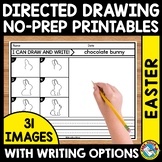 EASTER DIRECTED DRAWING STEP BY STEP WORKSHEET APRIL WRITI