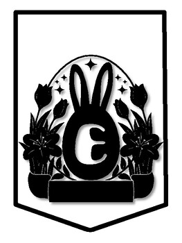 Preview of EASTER EGG HUNT! Easter Bulletin Board Letters, Easter Banner, Easter Bulleti