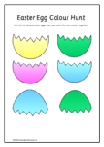 EASTER  Egg Color Match Activity