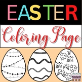 EASTER Egg Preschool & Kindergarten Activities - Coloring 