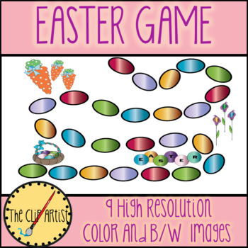 Preview of Easter Game Board Clip Art