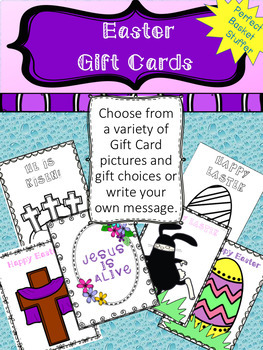 Cute And Fun Easter Gift Cards Customize Your Own Gift