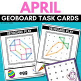 EASTER Geoboard Task Cards STEM for APRIL
