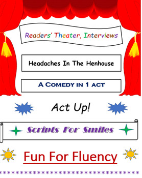 Preview of HEADACHES IN THE HENHOUSE, a Readers' Theater Easter play, grades 5,6,7