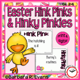EASTER HINK PINK & HINKY PINKY PUZZLES Word Riddle Task Ca